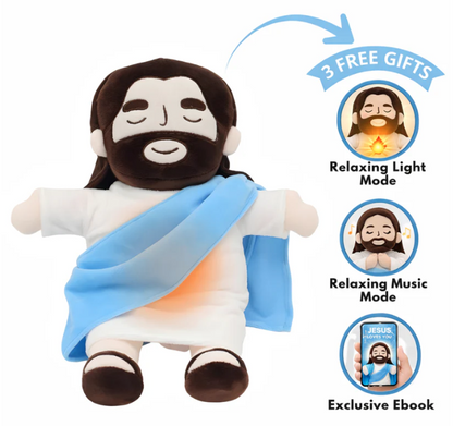 Breathing Jesus Plush For Anxiety