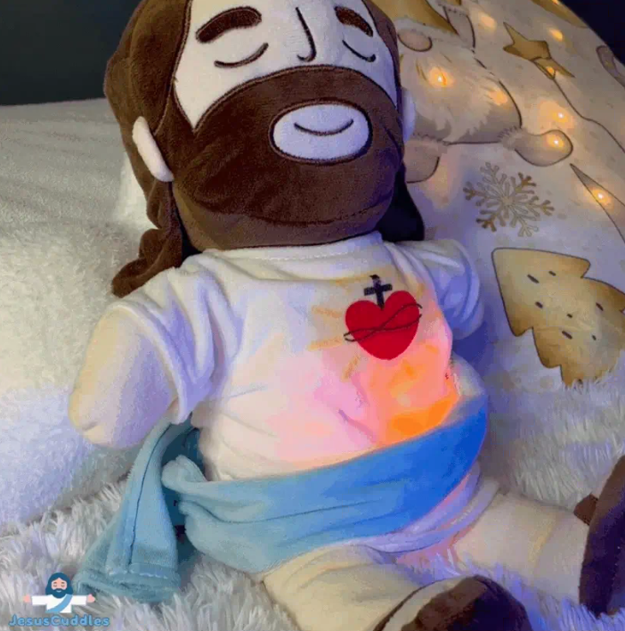 Breathing Jesus Plush For Anxiety