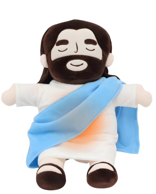 Breathing Jesus Plush For Anxiety